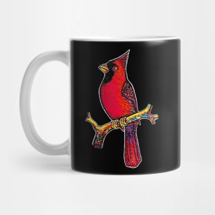 Red Cardinal bird Mug